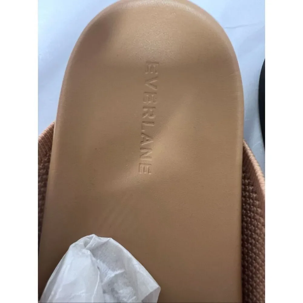 Everlane THE REKNIT FORM CROSSOVER SANDAL in Caramel Beige Neutral Size 9 NWB